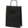 MAILmedia Papiertüten schwarz, 24 x 33 x 11cm, mit Henkel, 200 Stück