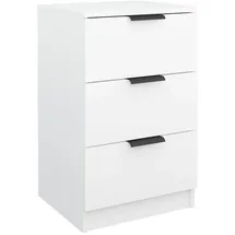 vidaXL Nachtschrank 40 x 36 x 65 cm Weiß