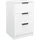 vidaXL Nachtschrank 40 x 36 x 65 cm Weiß