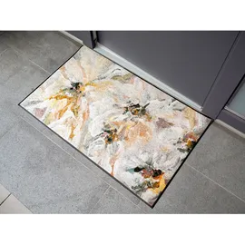 Wash+Dry Fußmatte, La Fleur 50x75cm, innen und außen, waschbar, bunt