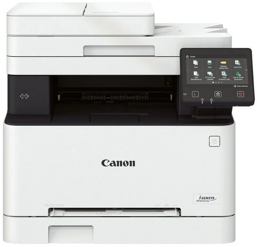 Canon i-SENSYS MF655Cdw Farblaserdrucker, (LAN-/ WLAN-fähig, 1200 x 1200 dpi, A4) schwarz|weiß