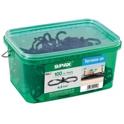 SPAX 100er-Pack Terrassen-Abstandshalter »AIR« 6,5 mm