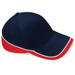 Basecap Teamwear Competition "CB171" - French Navy/Classic Red/White