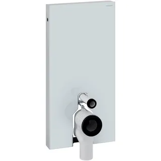 Geberit Monolith Sanitärmodul für Stand-WC, 101cm, Wasseranschluss seitlich, mit P-Anschlussstutzen, 131003SI5