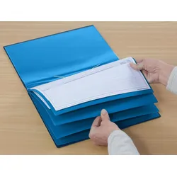 BOI DOKUTECH Patienten-Dokumentationsmappe für DIN A4 blau