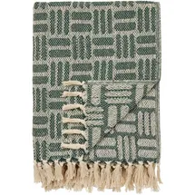 House Nordic Adana Plaid 130 x 180 cm Grün