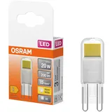 Osram LED PIN LED-Lampe aus klarfarbenem Glas, mit 1.8 W für 200 lm, warmweißes Licht mit 2700 K, multicolor, Retrofit-Stecksockel G9, CRI 80, EEK E, 15 mm Durchmesser, Warmweiß