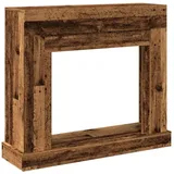 Vidaxl - Kaminumrandung Altholz-Optik 100x30x87,5 cm Holzwerkstoff