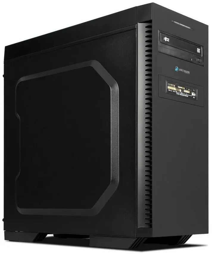 ANKERMANN-PC CAD V2 PC (Intel Core i5 11400F, Quadro M2000, 32 GB RAM, 1000 GB SSD, Luftkühlung) schwarz