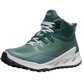 Keen Zionic Mid WP dark forest/sey moss Wanderschuhe Größe: 41 - Grau