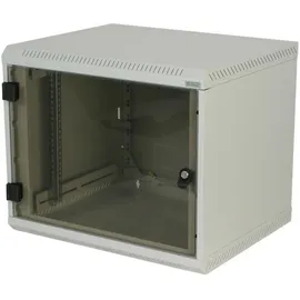 Triton Delta 4S: 19" Wandschrank 6HE, 600x395mm, einteilig, grau