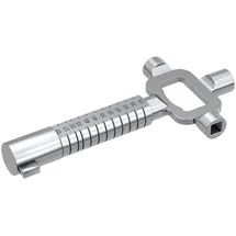 BASI 668NK Universal-Steckschlüssel Silber