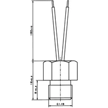 yageo nexensos 30010007 W-GJK (SCH) PT100 Platin-Temperatursensor -40 bis +250°C 100Ω 3850 ppm/K