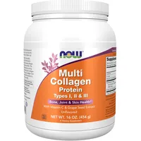 NOW Foods Multi-Kollagen-Protein Typen I, II & III unflavored Pulver 454 g