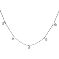 FIRETTI Kette mit Anhänger »Schmuck Geschenk Silber 925 Halsschmuck Halskette Erbskette« mit Zirkonia (synth.)