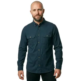 Fjällräven Övik Lite Flannel Langarmhemd Dark Navy XL