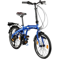 Zündapp ZF20 Speed Folder 20 Zoll Klapprad Faltrad Stadtrad Fahrrad faltbar Klappfahrrad StVZO