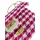 COLLEZIONE ALESSANDRO Umhängetasche Amica mit Hahnentrittmuster von collezione alessandro - fuchsia