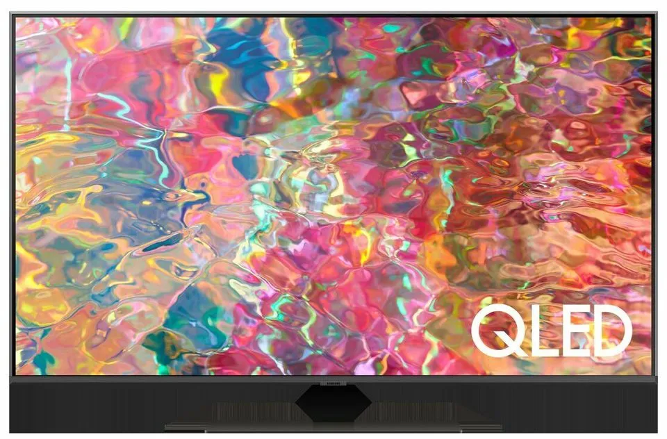 Samsung Series 8 QE55Q80BAT, 139,7 cm (55"), 3840 x 2160 Pixel, QLED, Smart-TV, WLAN, Schwarz, Silber