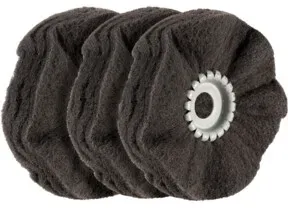 Osborn Schleifvliesring-Set, 3-teilig (SiC), zum Satinieren fein, Ring-⌀ 100 mm