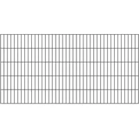 GAH Alberts GAH-Alberts Doppelstab-Gittermatte 2m 100 hoch cm, Typ 6/5/6, anthrazit