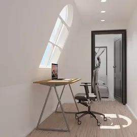 Paperflow Schreibtisch LV9 Walnuss / Grau