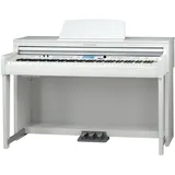 Classic Cantabile DP-A 610 Digital-Piano (88 Tasten mit Hammermechanik, 3-fach Sensorik, 1200 Voices, 230 Styles, Bluetooth, 38 Effekte, Dämpfersimulation, 3 Pedale) Weiß matt