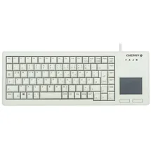 Cherry G84-5500 XS, Kompakte Tastatur mit Touchpad, Deutsches Layout (QWERTZ), Kabelgebunden (USB-A Anschluss), Mechanische CHERRY ML Switches, Hellgrau