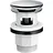 Hansgrohe Ablaufgarnitur Push-op, f WT- und Bidetmischer, chrom