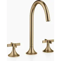 Dornbracht Vaia Waschtisch-Dreilochbatterie Dark Brass gebürstet