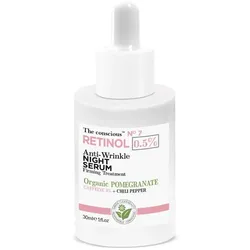 The consciousTM Retinol Anti-Wrinkle Night Serum Anti-Aging 30 ml