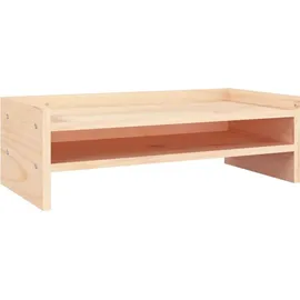 vidaXL Monitorständer 50x24x16 cm Massivholz Kiefer