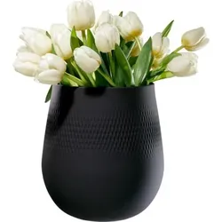 Villeroy & Boch Manufacture Collier noir Vase Carré groß 20,5x20,5x22,5cm