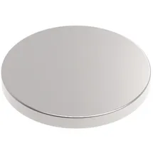 Maul Neodym Magnet (Ø x H) 10 mm x 1 mm Scheibe, selbstklebend Silber 20 St. 6167196