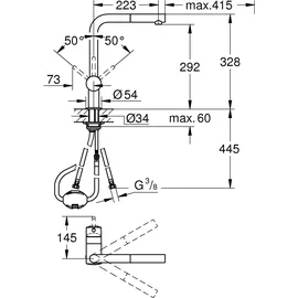 Grohe Minta chrom 32168000