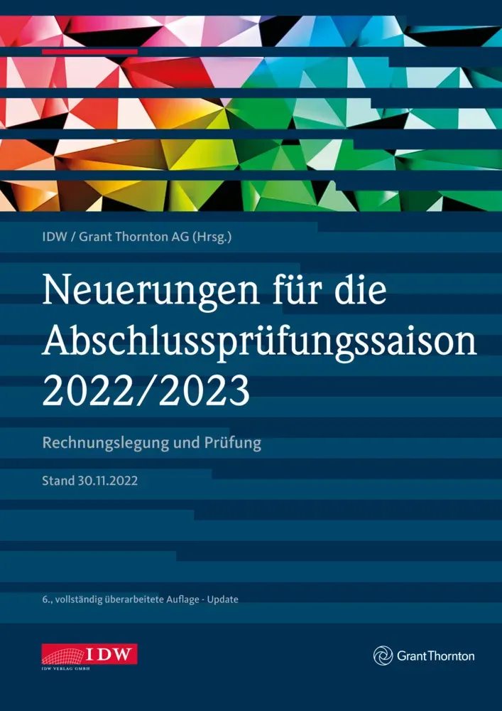 Neuerungen Für Die Abschlussprüfungssaison 2022/2023  Kartoniert (TB)