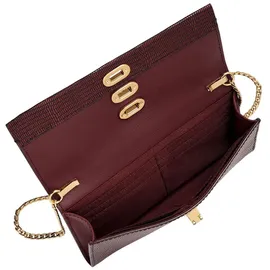 Fossil Penrose Wallet Crossbody Leder Mahogany/Rot