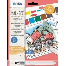 Baier&Schneider Mal Set Fahrzeuge 10 St. Wasserfarbe Weiß