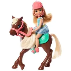 MATTEL GHV78 Barbie Chelsea Puppe & Pony (blond)