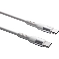 Akyga USB-Kabel USB-C® Stecker, USB-C® Stecker 1.00m Weiß AK-USB-40