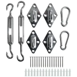 Estexo Sonnensegel Befestigungs Kit Montageset Komplettset Befestigungsset Zubehör