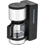 WMF Stelio Aroma Filterkaffeemaschine mit Glaskanne, Filterkaffee, 10 Tassen, Kaffeemaschine Edelstahl, Tropfstop, Warmhalteplatte, Abschaltautomatik, 1000 W, matt grau