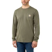 CARHARTT Flex Pocket, Langarmshirt, - Dunkelgrün (G73) - S