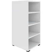 hom'in Bücherregal 46 x 90 x 40 cm Weiß