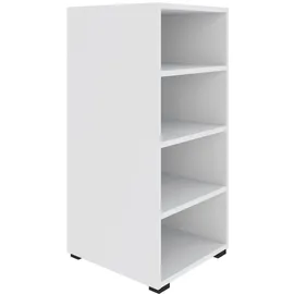 hom'in Bücherregal 46 x 90 x 40 cm Weiß