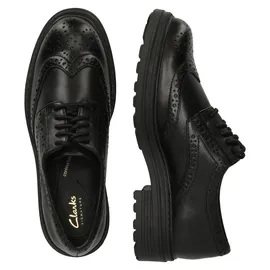CLARKS Orinoco3 Edge Womens Black Leather, 6.5