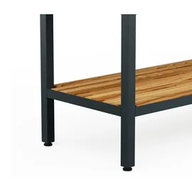 Herstera Hochbeet Deco 100 x 40 x 80 cm Anthrazit