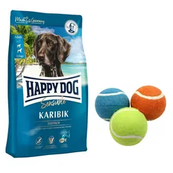 Happy Dog Supreme Karibik 11kg + Schwimmender Tennisball 1 Stück GRATIS!