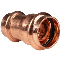 Kupfer Pressfitting Reduzierstück 28 x 22 mm V+M-Kontur DVGW