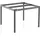 Kettler Tischgestell WIRE Tischgestell 95cm x 95cm x 66cm, anthrazit